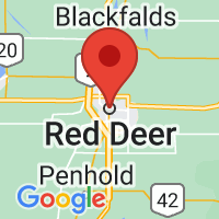 Map of Red Deer AB US
